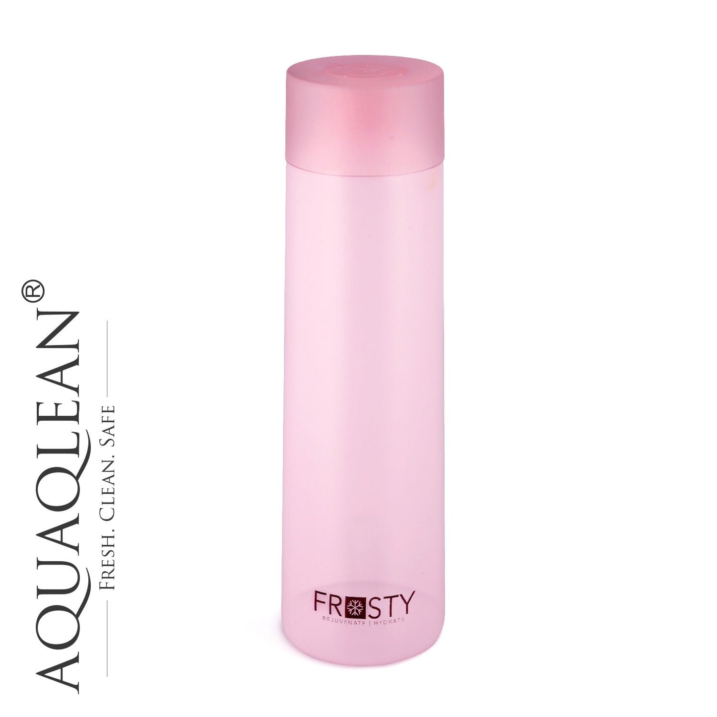 Aquaqlean Frosty 500ml Plastic Water Bottle Gift Set (Pack. of 6 Pieces, 500ml, Multicolour) II Food Grade II Slim & Light WeightAQUAQLEAN STOREFRONT