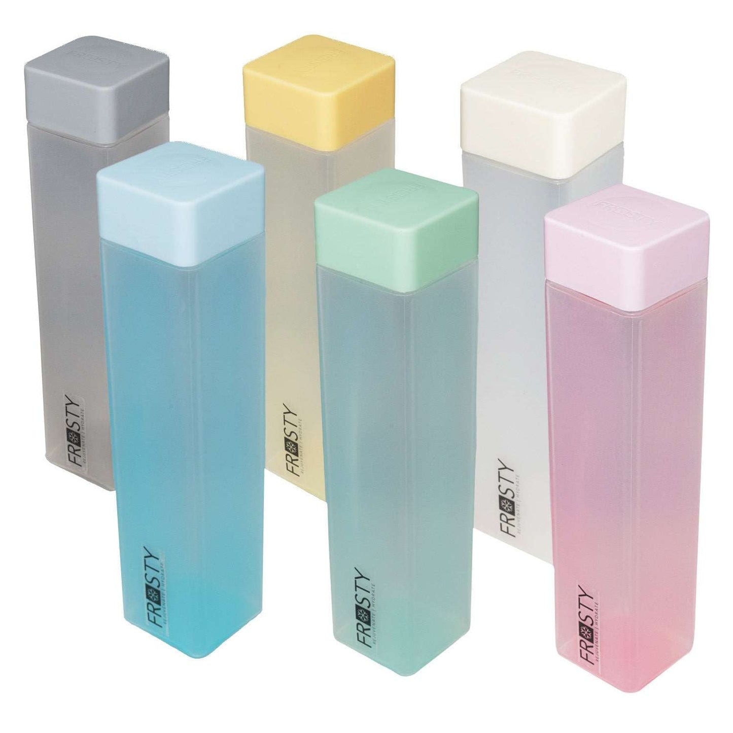Aquaqlean Frosty Plastic Fridge Water Bottle - (1pc pack) I Food Grade I Gift Set I Gym Use I Office Use I Home UseAQUAQLEAN STOREFRONT