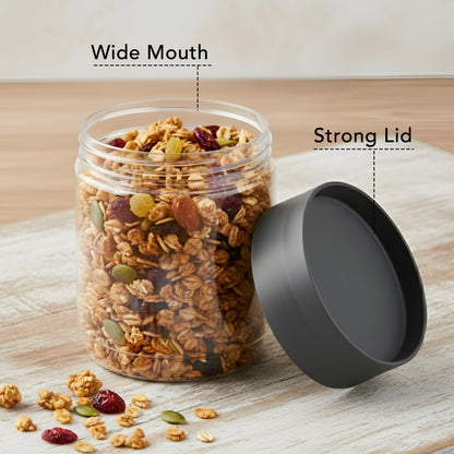 FreshNest Airtight Storage Jar with Lid – BPA Free, Stackable, Freezer Safe Kitchen Canister
