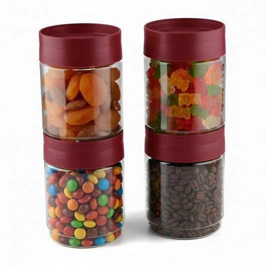 FreshNest Airtight Storage Jar with Lid – BPA Free, Stackable, Freezer Safe Kitchen Canister