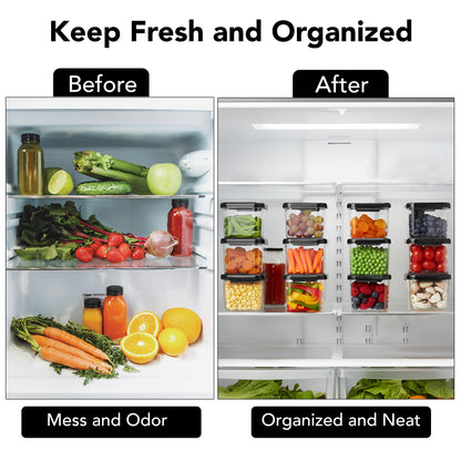 SealPro Airtight Square Container with Scoop – Silicone Lid, BPA Free, Freezer & Dishwasher Safe Kitchen Storage Box