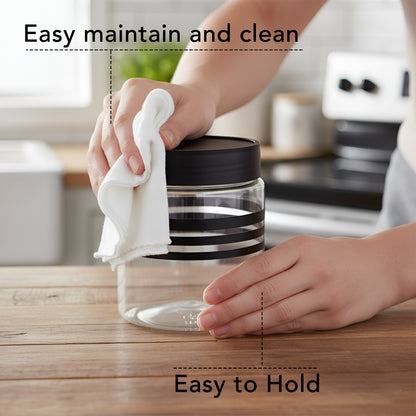 StackFresh Airtight Round Container Set, Transparent, BPA Free, Fridge & Freezer Safe Kitchen Storage Dabba BL 16PC