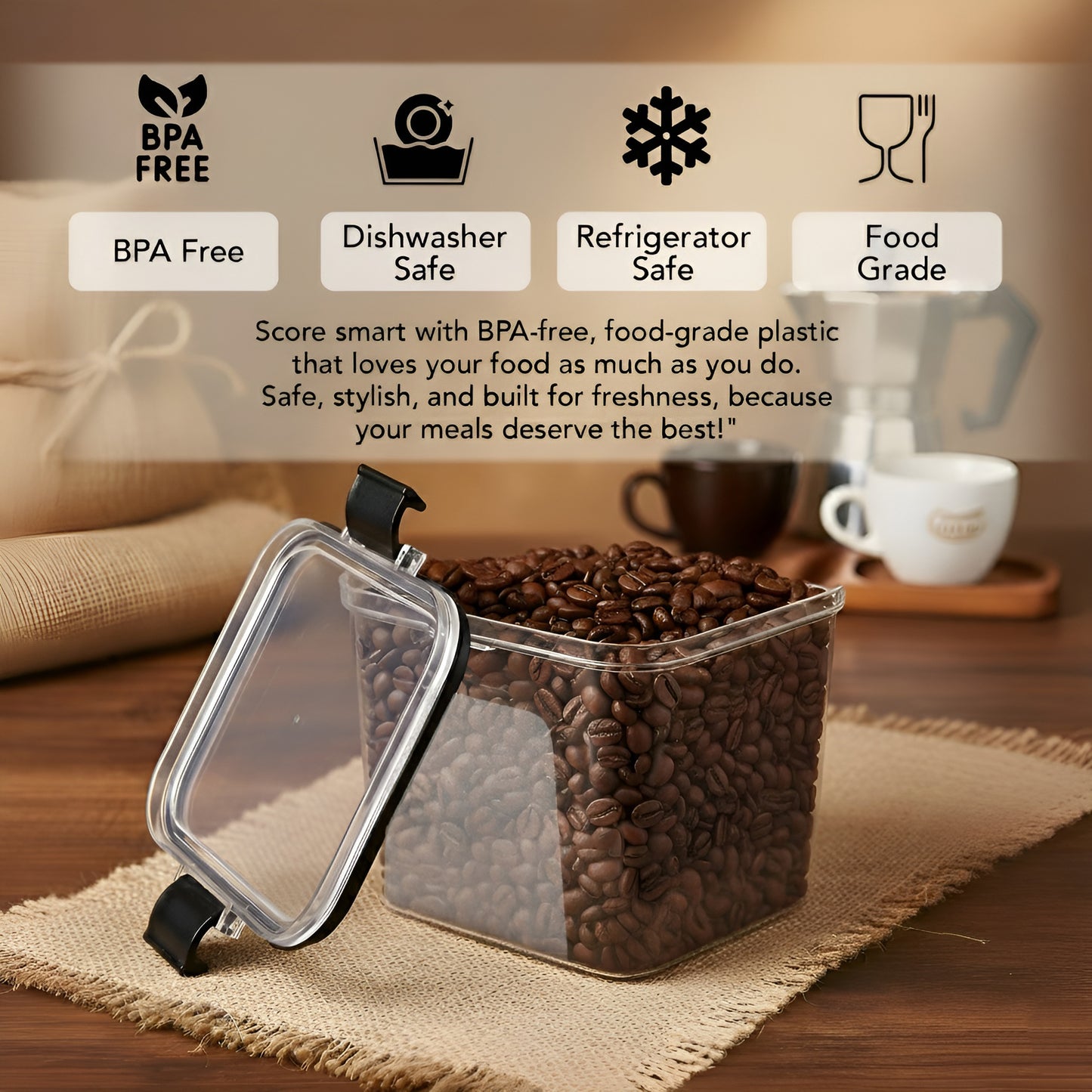 FreshLock Airtight Food Storage Container | BPA-Free | Leakproof L&L 700ML 4PC
