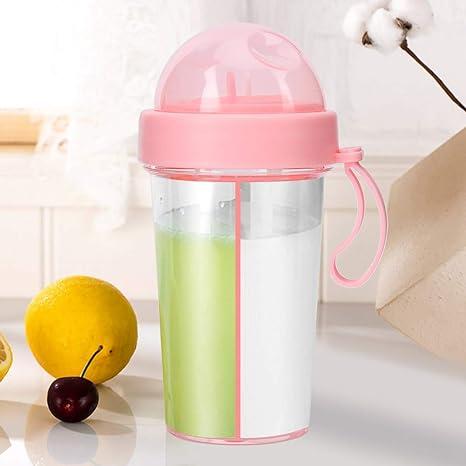 2 in 1 Water Bottle for hot and Cold Drinks with Double Straws and Cover 1000 ml BottleAQUAQLEAN STOREFRONT