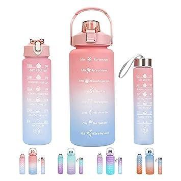 3 Pack Motivational Water Bottles SetAQUAQLEAN STOREFRONT
