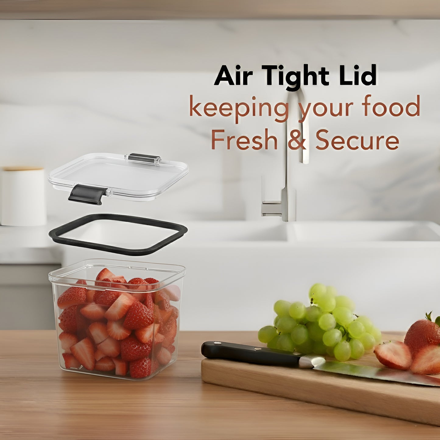 FreshLock Airtight Food Storage Container | BPA-Free | Leakproof L&L 700ML 4PC