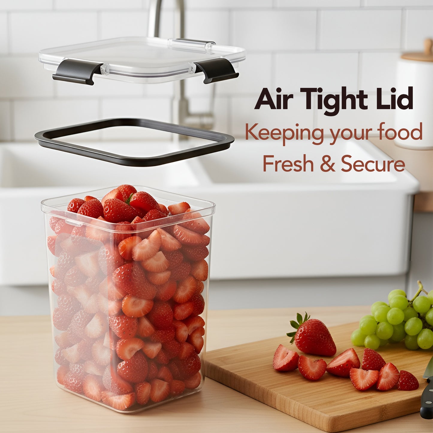 FreshLock Airtight Food Storage Container | BPA-Free | Leakproof L&L 1100ML 8PC