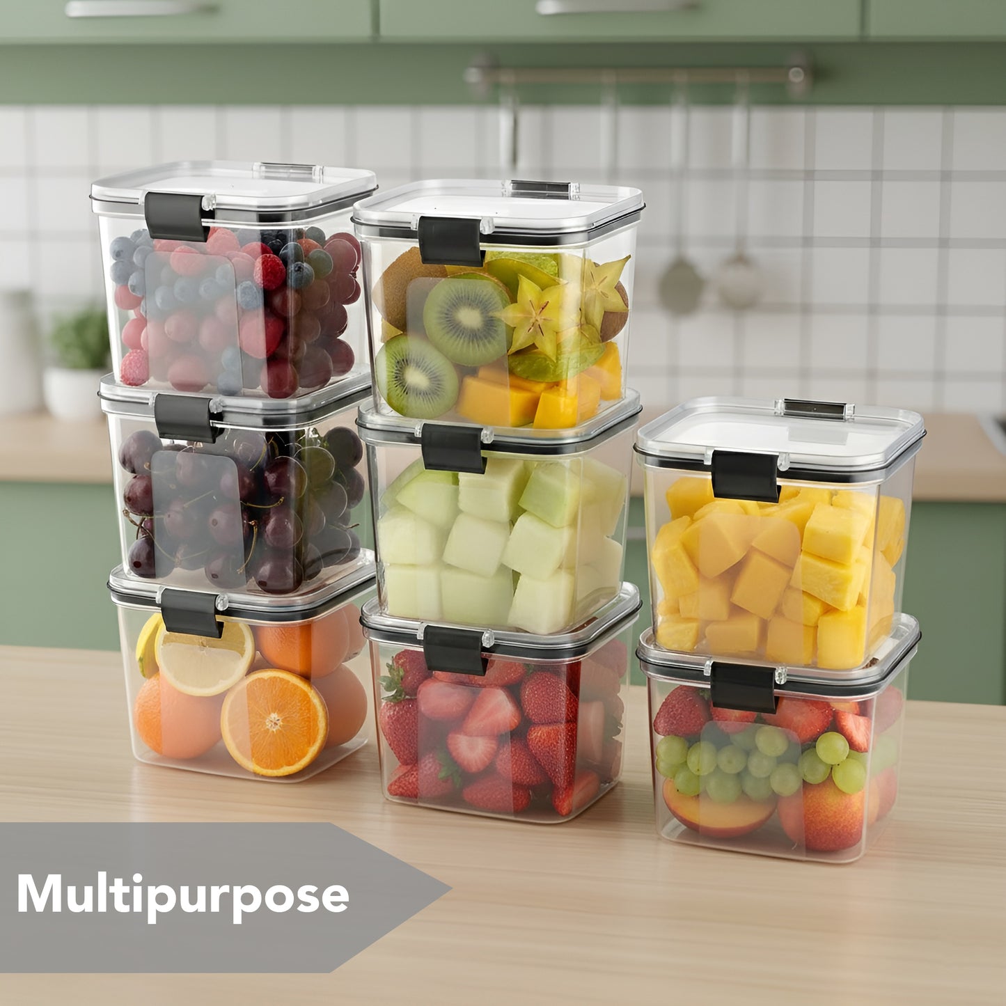 FreshLock Airtight Food Storage Container | BPA-Free | Leakproof L&L 700ML 8PC