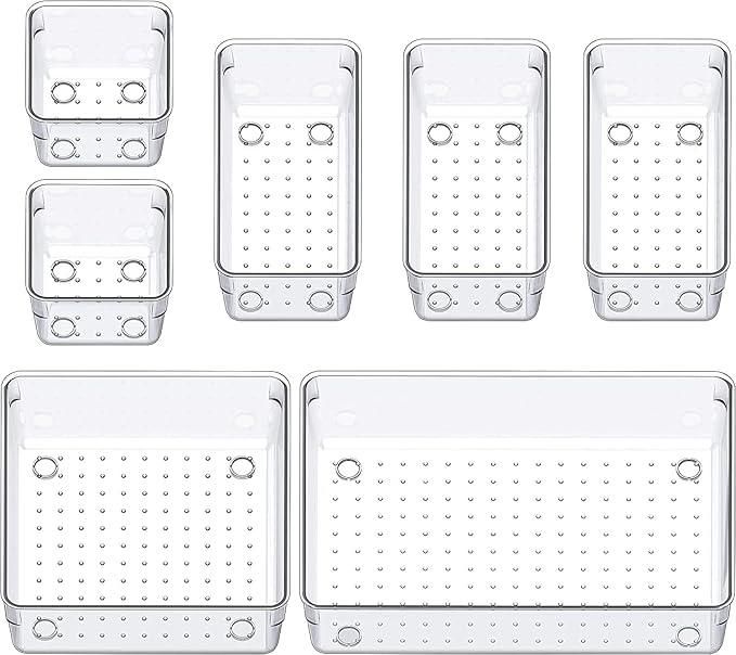 7Pcs Acrylic Drawer Storage OrganiserAQUAQLEAN STOREFRONT
