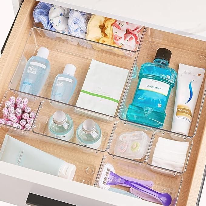 7Pcs Acrylic Drawer Storage OrganiserAQUAQLEAN STOREFRONT