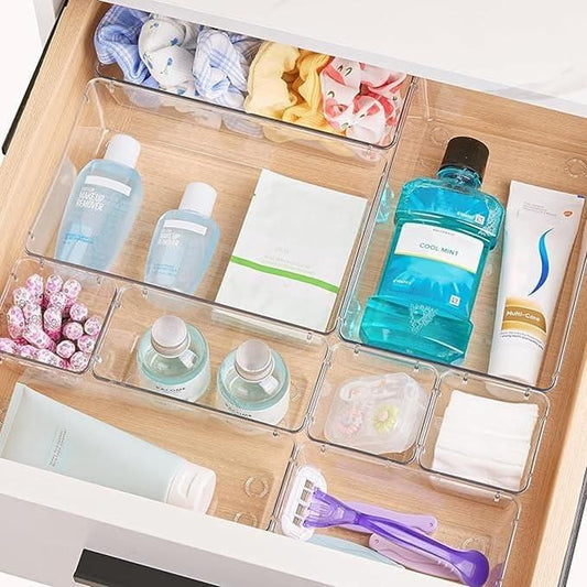 7Pcs Acrylic Drawer Storage OrganiserAQUAQLEAN STOREFRONT