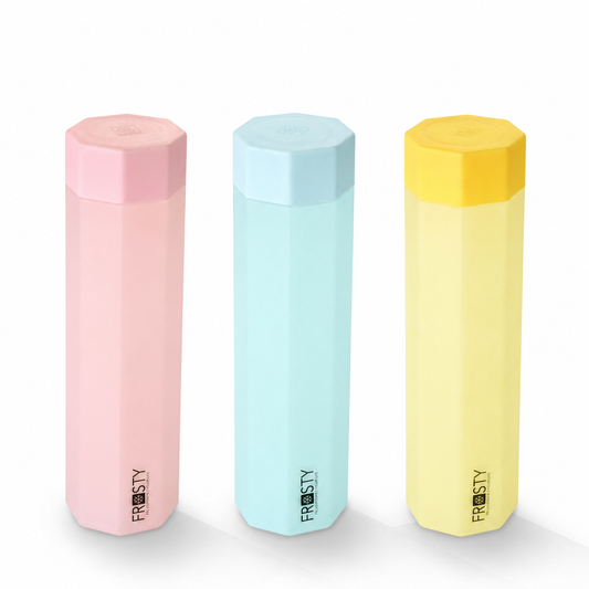 FROSTY Octagon Water Bottle – Pastel Colour Collection
