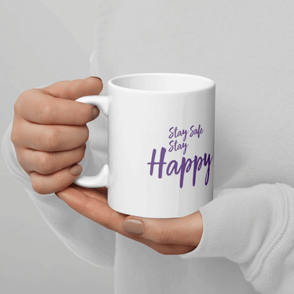 Aquaqlean Choose your personality white glossy mugs - Happy HippoAQUAQLEAN STOREFRONT
