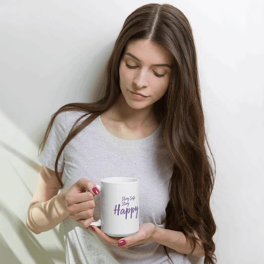 Aquaqlean Choose your personality white glossy mugs - Happy HippoAQUAQLEAN STOREFRONT