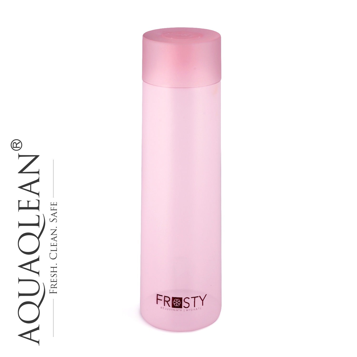 Aquaqlean Frosty 500ml Plastic Water Bottle Gift Set (Pack. of 6 Pieces, 500ml, Multicolour) II Food Grade II Slim & Light WeightAQUAQLEAN STOREFRONT