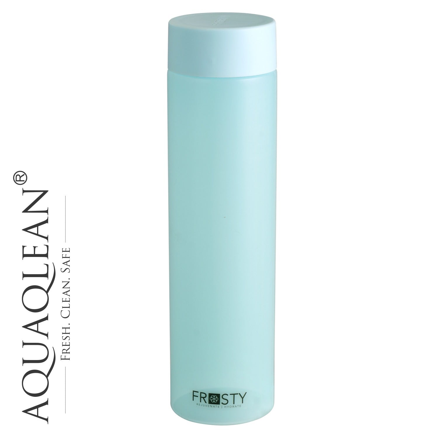 Aquaqlean Frosty Unbreakable Round Water Bottle | 1 Litre | Plastic Water Bottle | Office Bottle | Gym Bottle | Home | Kitchen (6pcs Multicolor, FROSTY)AQUAQLEAN STOREFRONT