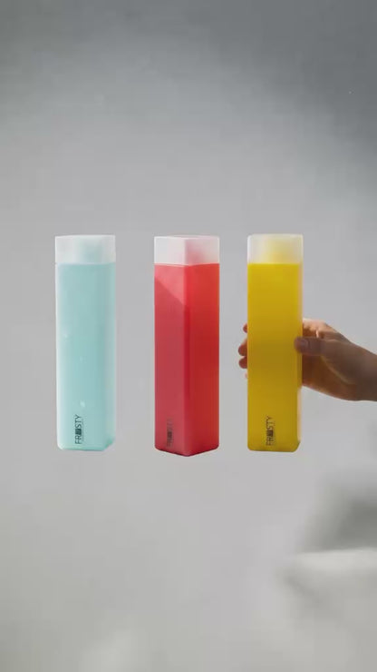 FROSTY Square Water Bottle EU – Stylish, Lightweight & Reusable
