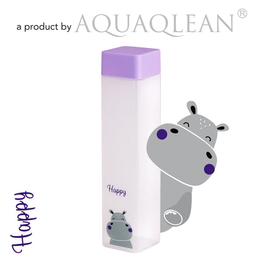 Aquaqlean Frosty 950ml - Choose Your Personality Kids & School Water Bottle - Happy (Hippo) 1 Pcs PackAQUAQLEAN STOREFRONT