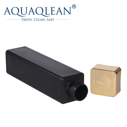 Aquaqlean Frosty 950ml - Classy Cap Plastic Bottle - Black - Gold II 1 Pcs PackAQUAQLEAN STOREFRONT