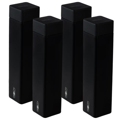 Aquaqlean Frosty Water Bottle - Matte Black (Pack of 4 pcs)AQUAQLEAN STOREFRONT