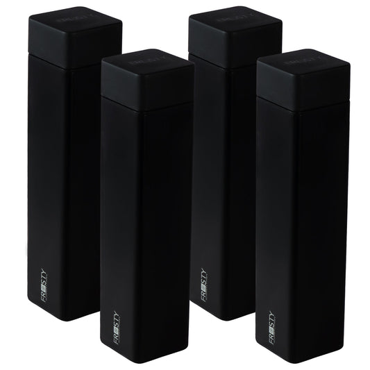 Aquaqlean Frosty Water Bottle - Matte Black (Pack of 4 pcs)AQUAQLEAN STOREFRONT
