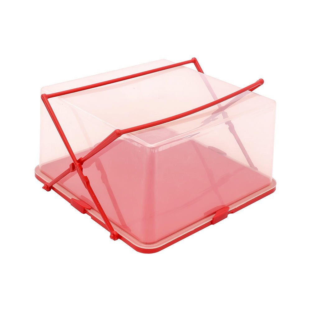 Aquaqleann Half - Kg Plastic Cake Box (Black) II 1 Pcs Pack - II Specially Designed For Proffesional Bakers & Home Bakers for safe storage & transport IIAQUAQLEAN STOREFRONT